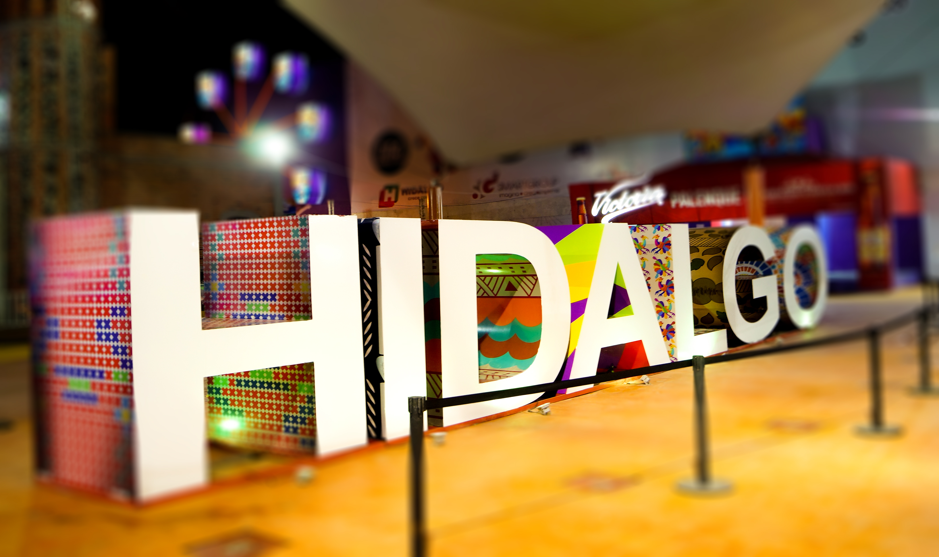LETRAS MONUMENTALES FERIA HIDALGO